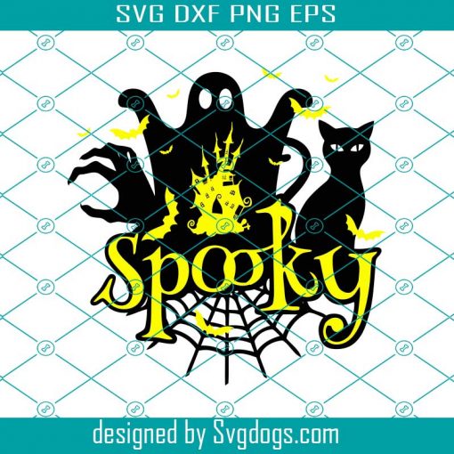 Spooky Halloween Gifts Svg, Shirt For Halloween Svg, File Diy Crafts Svg