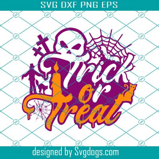 Trick Or Treat Halloween Gifts Svg, Shirt For Halloween Svg File Diy Crafts Svg