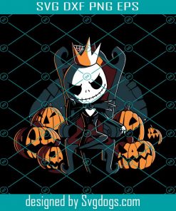Jack Skellington King Of Halloween Town Svg, Halloween Svg