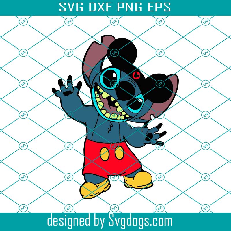 Stitch Mouse Cuties Svg, Cartoon Characters svg, Halloween Svg