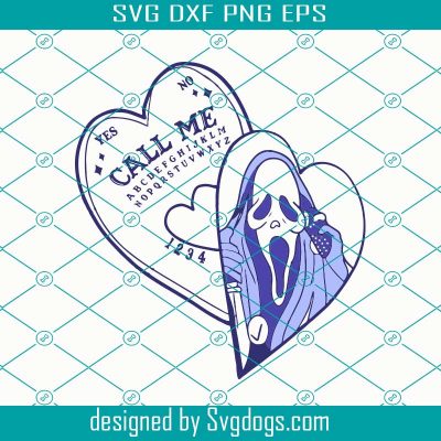 Scream Call Me Svg, Ghost Svg, Ghostface Svg, Halloween Svg