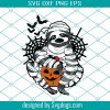 Sloth Hug Pumpkin Svg, Halloween Svg, Halloween Gift Svg