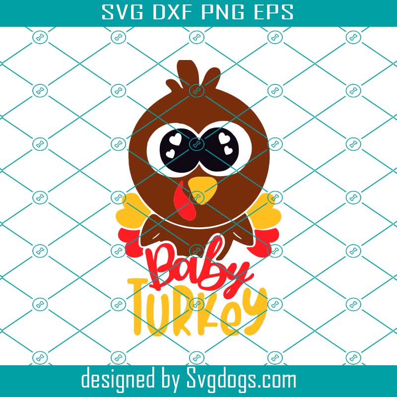 Baby Turkey Svg, Thanksgiving Svg, Happy Holiday Svg, Fall Svg - SVG