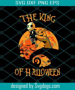 The king Of Halloween Jack Skellington Svg, Halloween Svg, Jack Svg