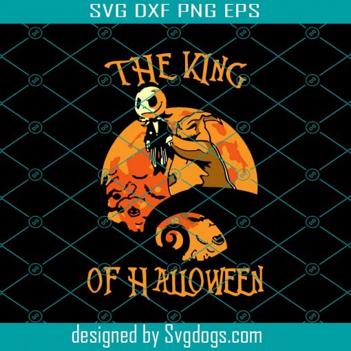 The king Of Halloween Jack Skellington Svg, Halloween Svg, Jack Svg