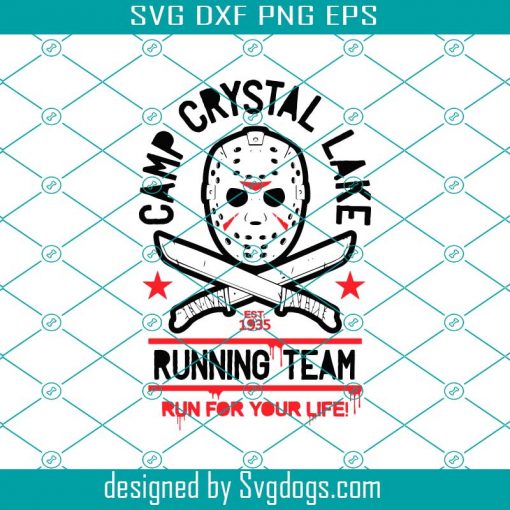 Camp Crystal Lake Svg, Friday The 13th Svg, Jason Vorhees Svg