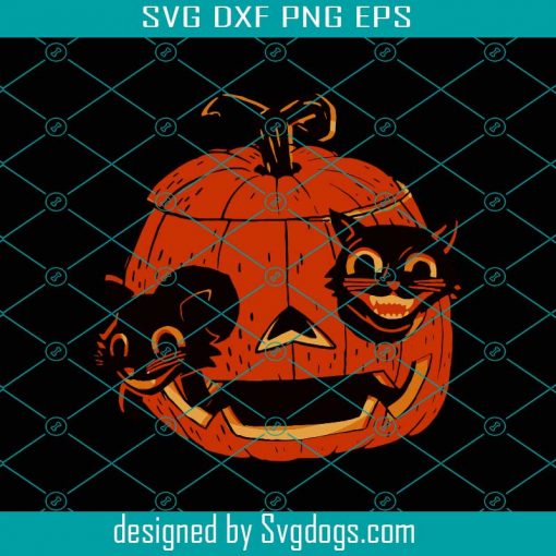 Face Mask Pumpkin Witch Cat Svg, Cute Black Cat Svg, Cute Mask Pumpkin Svg