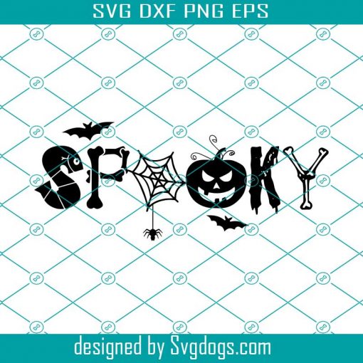 Spooky Svg, Halloween Svg, Pumpkin Svg, Halloween Tshirt Svg, Halloween Scary Svg