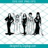 Morticia Addams Lily Munster Vampira And Elvira Svg, Addams Family Svg, Horror Goth Queens Svg