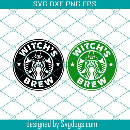 Witches Brew Svg, Halloween Svg, Fall Svg, Great for Making A DIY Coffee Lover Starbucks Halloween Svg