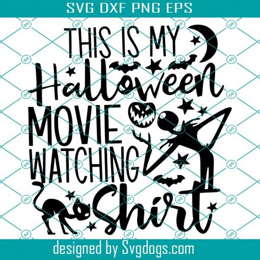 This Is My Halloween Movie Watching Shirt Svg, Inspired By Disney Svg, Disney Halloween Svg