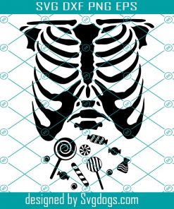 Skeleton Candy Halloween In Svg, Halloween Svg, Skeleton Svg