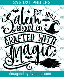 Salem Broom Company Svg, Salem Svg, Halloween Svg, Witch Svg