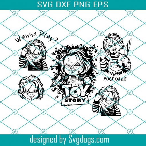 Child s Play Chucky Bundle Pack Svg, Chucky Svg, Halloween Svg