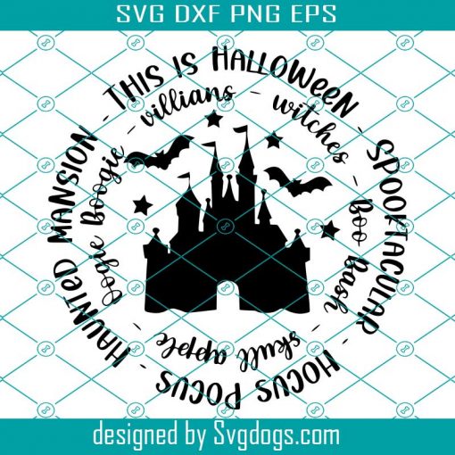 Fall Words Svg, Mickey Pumpkin Svg, Inspired By Disne Svg, This Is Halloween Svg