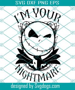 I Am Your Nightmare Svg, Halloween Svg, Witch Svg