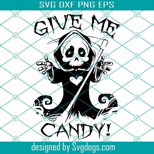Give Me Candy Svg, Halloween Svg, Witch Svg