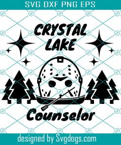 Crystal Lake Svg, Camp Counselor Svg, Halloween Svg, Crystal Lake Svg