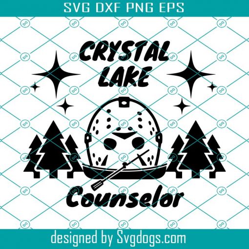 Crystal Lake Svg, Camp Counselor Svg, Halloween Svg, Crystal Lake Svg