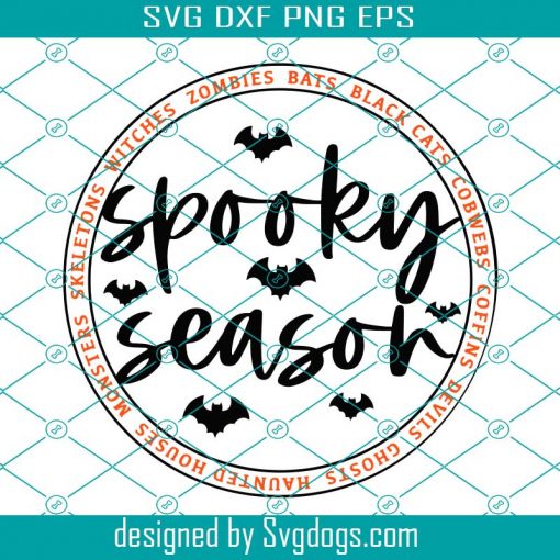 Spooky Season Svg, Autumn Svg, Halloween Shirt Svg, Spooky Svg