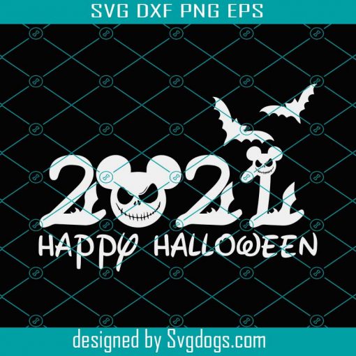 2021 Happy Halloween Svg, Trick Or Treat Halloween Svg, Mouse Halloween Svg