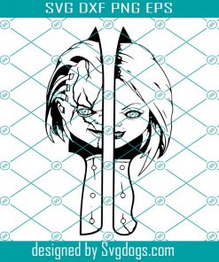 Chuky And Tiffany Svg, Bridge Of Chuky Svg, Halloween Svg