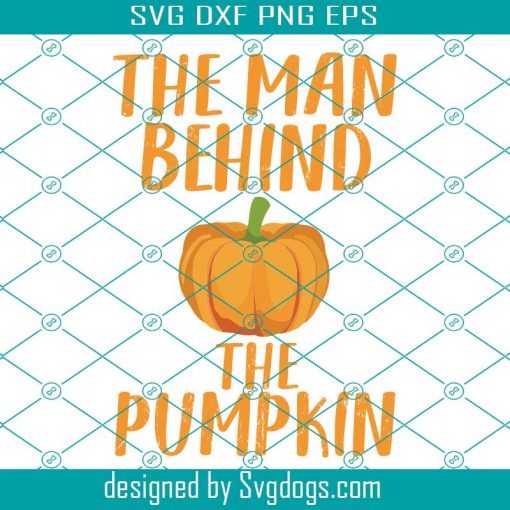 The Man Behind Svg, The Pumkin Svg, Halloween Svg, Pregnancy Man Pumpkin Svg