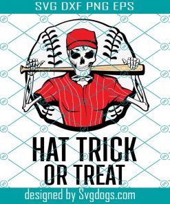 Hat Trick Or Treat Svg, Skeleton Svg, Halloween Svg