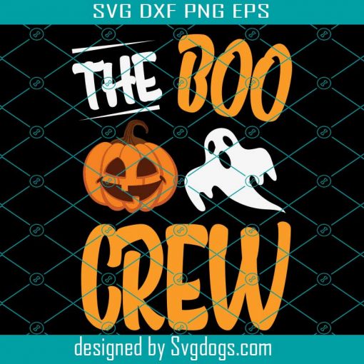 The Boo Crew Svg, Funny Halloween Svg, Halloween Svg