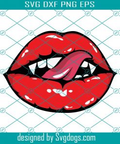 Vampire Lips Svg, Halloween Svg, Lips Svg