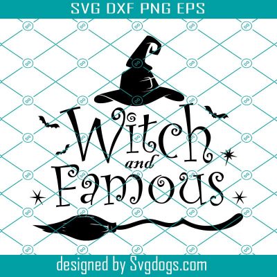 Witch And Famous Svg, Funny Halloween Svg, Halloween Svg