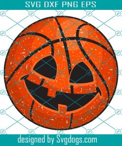 Basketball Svg, Pumpkin Svg, Vintage Svg, Halloween Svg