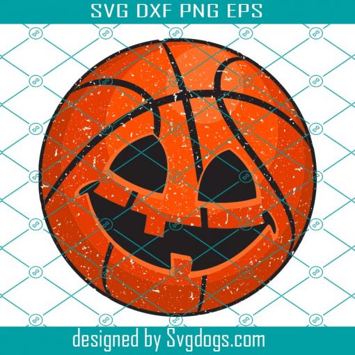 Basketball Svg, Pumpkin Svg, Vintage Svg, Halloween Svg