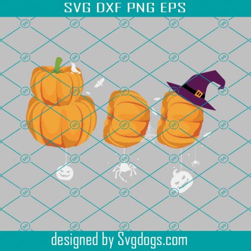 Boo Halloween Costume Svg, Ghost Svg, Pumkin Svg, Witch Svg