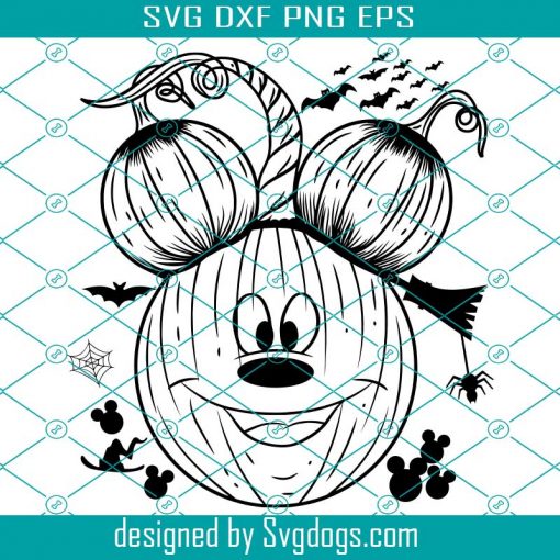 Mickey Pumpkin Svg, Halloween Svg