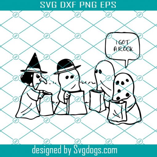 I Got A Rock Svg, Rock Svg, Halloween Peanuts Svg