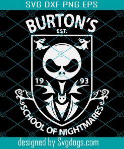 Burton’s Svg, Halloween Svg, Halloween Gift Svg, Horror Svg