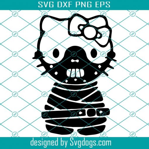 Bad Kitty Svg, Vintage Style Halloween Svg, Black Cat Svg, Animal Svg