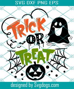 Trick Or Treat Svg Free, Happy Halloween Svg, Hand Drawn Svg, Hand Lettered Svg