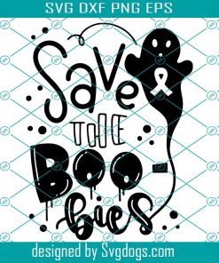 Breast Cancer Awareness Svg, Save the Boobies Svg, Halloween Svg, Cancer Awareness Svg