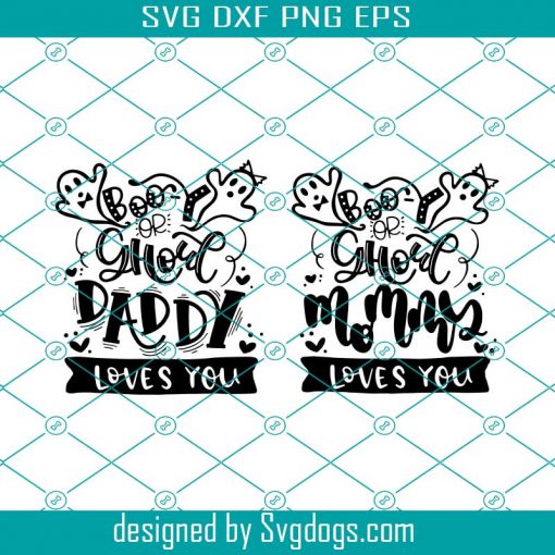 Gender Reveal Halloween Theme Svg, Boo-y Or Ghoul Mommy Daddy Loves You Svg, Newborn Baby Expecting Baby Reveal Svg