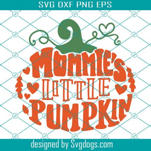 Mommie’s Little Pumpkin Svg, Pumpkin Svg, Fall Quote Svg