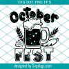 Beer Svg File, October fest svg, Oktoberfest Beer Emblem svg