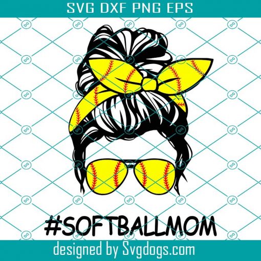 Softball Mom Svg, Softball Svg, Mom Svg, Sport Svg