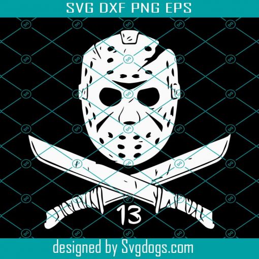 Jason Voorhees Svg, Jason Svg, Horror Movies Svg, Horror Svg, Jason Mask Svg