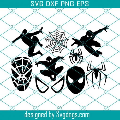 Spider Svg, Superhero Logo Svg, Heroes Svg, Web Svg, Super Hero Svg, Superhero Bundle Svg