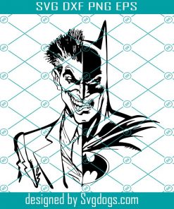 Batman And Joker Svg, Halloween Svg, Joker Svg