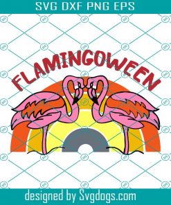 Flamingoween Funny Halloween Svg, The Nightmare Svg, Happy Halloween Svg, Flamingo Gift Svg, Flamingo Lover Svg
