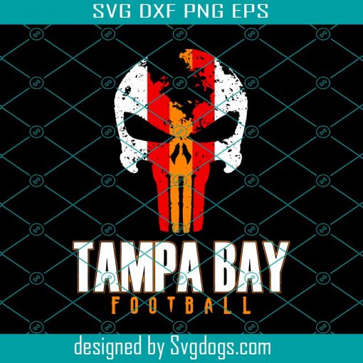 Tampa Bay Retro Football Savage Skull Svg, Football Svg, Sport Svg, Skull Svg