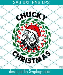 Christmas Chucky Horror Killer Svg, Merry Christmas Svg, Chucky Svg